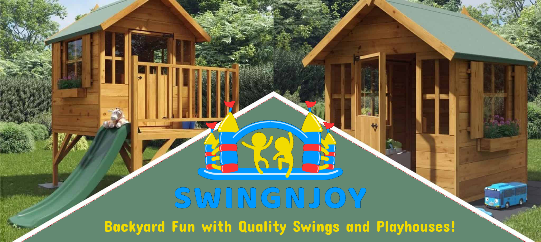 Backyard Fun with Quality Swings and Playhouses!